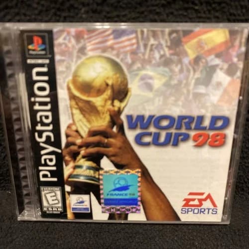 World Cup 98 (Sony PlayStation, PS1, 1998) COMPLETE