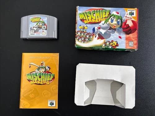 Mischief Makers (Nintendo 64 N64) Complete in Box CIB