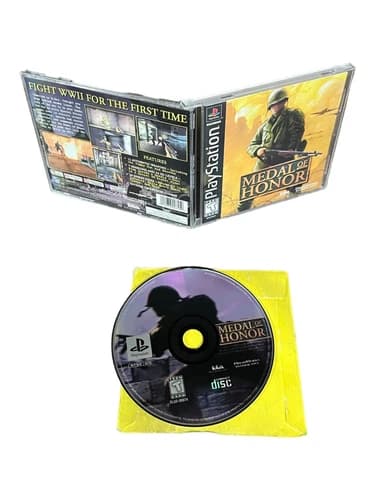Sony PlayStation 1 PS1 CIB Complete TESTED Medal of Honor 1999 BL