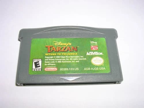 Tarzan Return to the Jungle (Nintendo Game Boy Advance GBA) Original Game