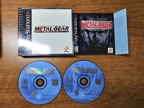 Metal Gear Solid (Playstation 1 PS1) CIB W/ Reg Card! Very Good - Black Label