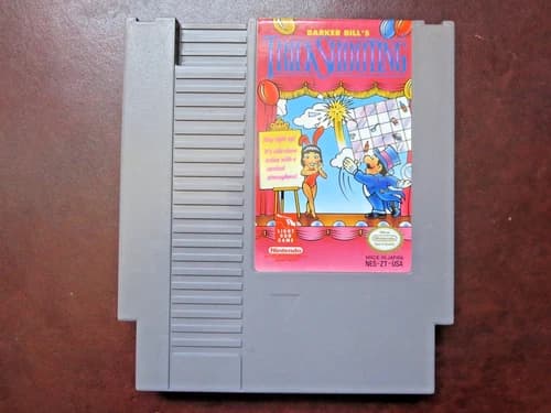 Barker Bill's Trick Shooting (Nintendo NES, 1990) - Authentic - Tested