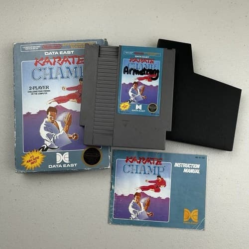 Karate Champ (Nintendo, NES 1986) Complete CIB Works