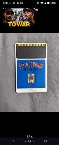 Hudson Soft Keith Courage in Alpha Zones TurboGrafx-16 HuCARD Video Game
