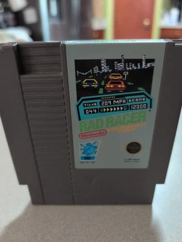 Nintendo Entertainment System NES Rad Racer Tested Combine Ship