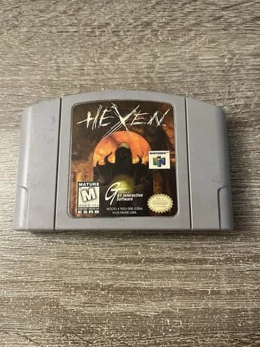 Hexen (Nintendo 64, 1997) - Authentic N64 Cartridge Only Tested