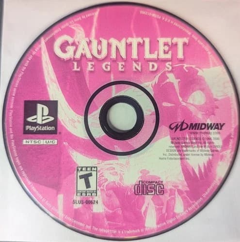 Gauntlet Legends (Sony PlayStation 1 PS1, 2000) MIDWAY Disc Only TESTED