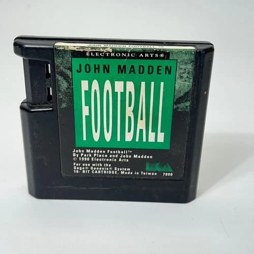 John Madden Football Sega Genesis Video Game 16-Bit Classic GAME ONLY