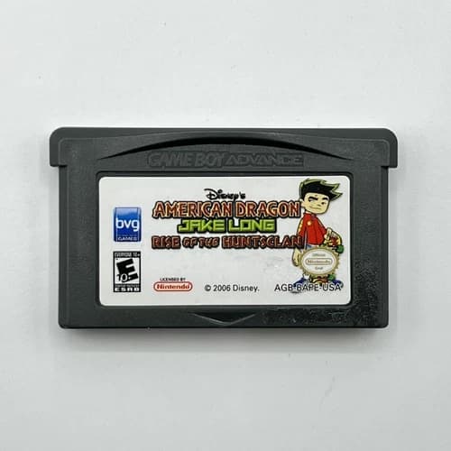 Nintendo Game Boy Advance American Dragon Jake Long Rise Of The Huntsclan Tested