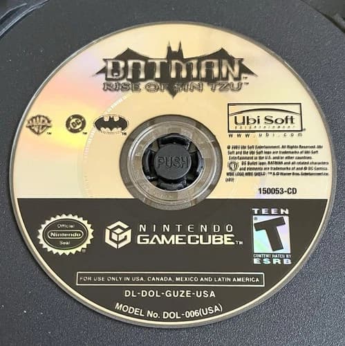Batman: Rise of Sin Tzu (Nintendo GameCube, 2003) *DISC ONLY* *TESTED*