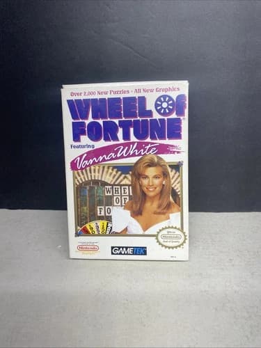 Wheel of Fortune: Featuring Vanna White NES Nintendo Complete in Box