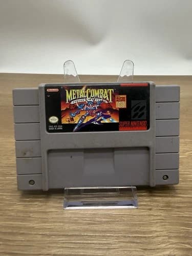 Vintage 1993 Super Nintendo SNES Game Metal Combat- Falcons Revenge