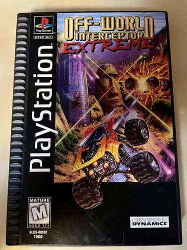 Off-World Interceptor Extreme (Playstation, 1994) PS1 Longbox Complete