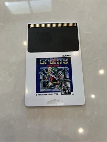 TV Sports Football - TurboGrafx-16 Hu Card Only!! Tested! TG 16