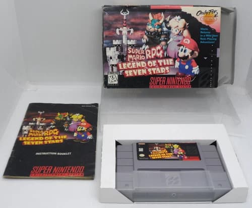 CIB ~ Super Mario RPG : Legend of the Seven Stars (Super Nintendo, 1996) snes