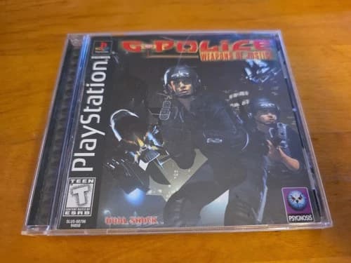 G Police Weapons of Justice for Sony PlayStation 1 Complete