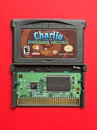 Charlie and the Chocolate Factory Nintendo Game Boy Advance Saves Willy Wonka