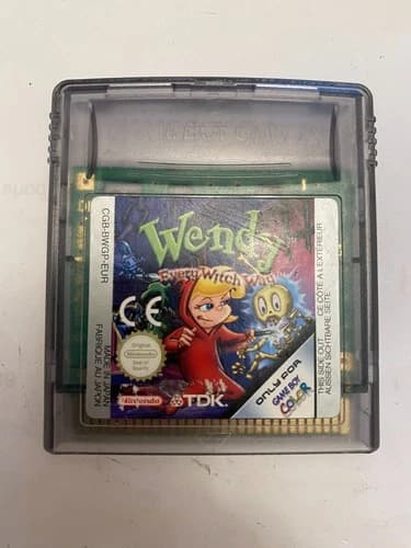 Wendy: Every Witch Way Nintendo Game Boy Color Authentic Cartridge
