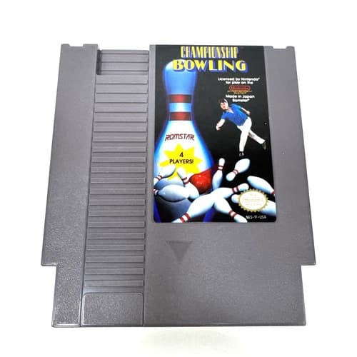 Championship Bowling (Nintendo Entertainment System, 1985) NES Cart Only (Tested