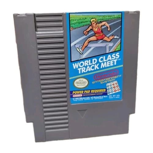 • World Class Track Meet (NES, Nintendo Entertainment System, 1987) Cart Only