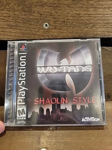 Wu-Tang: Shaolin Style 1999 Sony PlayStation PS1 CIB w/ Manual