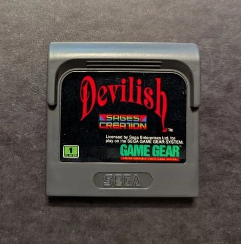 Devilish for Sega Game Gear US Label Variant