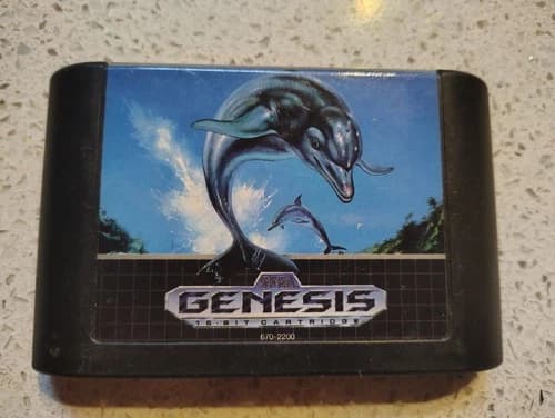 SEGA Ecco the Dolphin Game Cartridge for Sega Genesis, Classic Action Adventure