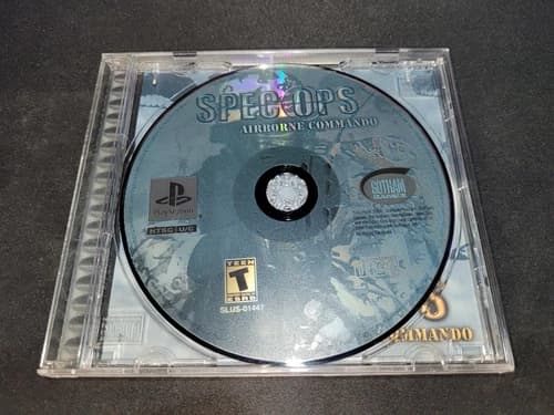 Spec Ops: Airborne Commando Gotham Sony Playstation 1 PS1 LN Perfect condition/