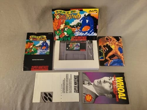 Super Mario World 2: Yoshi's Island, SNES, Complete, Authentic!