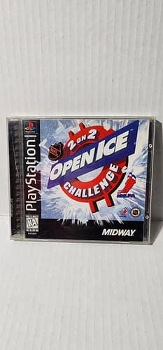 PS1 NHL Open Ice 2 On 2 Challenge Sony Playstation 1 CIB With Registration Card