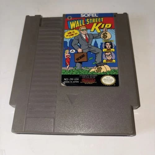 Wall Street Kid (Nintendo Entertainment System, NES 1990) Tested & Working!!