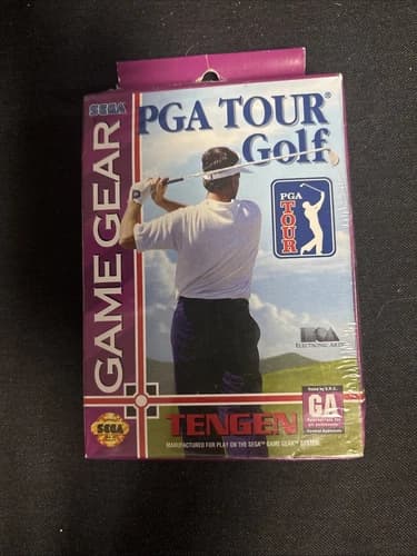 Sega Game Gear Game PGA Tour Golf Tengen EA - New