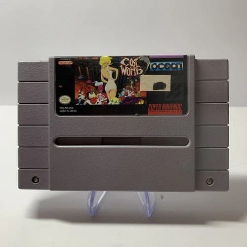 Cool World (Super Nintendo SNES, 1992) AUTHENTIC CARTRIDGE TESTED