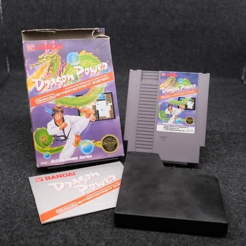 Dragon Power (NES) CIB - Authentic Good Condition