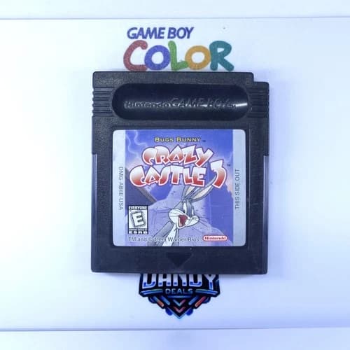 Bugs Bunny Crazy Castle 3 GBC Authentic, Tested - GameBoy Color