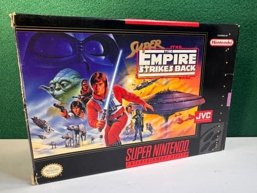 Super Star Wars: The Empire Strikes Back (Super Nintendo SNES 1993) Complete JVC
