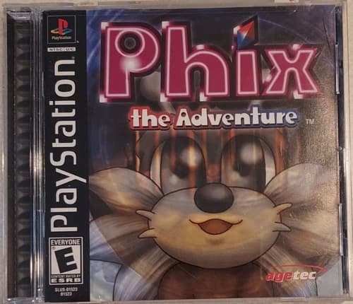 Phix the Adventure (Sony PlayStation 1, 2003) PS1 CIB Cleaned & Tested +RegCard