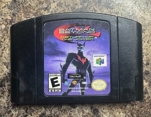 Batman Beyond Return of the Joker Nintendo 64 N64 Authentic, Tested & Working
