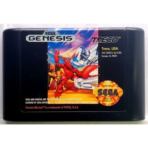 Fighting Masters - Sega Genesis Tested Authentic 1Y Guarantee