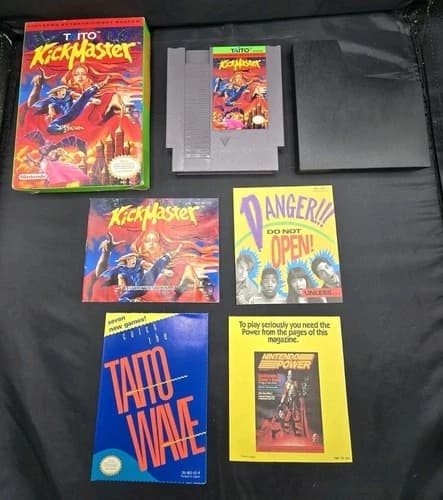 Kick Master Kickmaster for NES Nintendo Complete CIB Box Manual Inserts Tested
