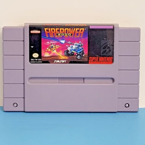 Firepower 2000 (Super Nintendo Entertainment System, 1992) SNES TESTED