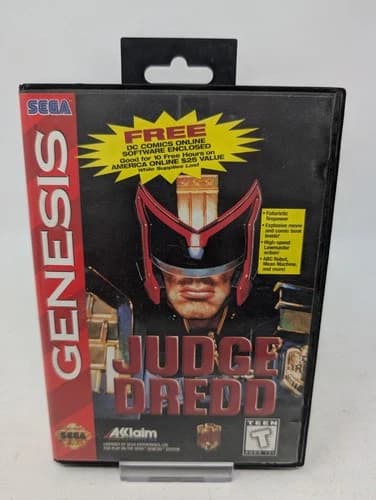 JUDGE DREDD - Sega Genesis, CIB