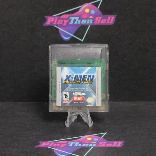 X-Men Wolverine's Rage Nintendo Gameboy Color Cart Only - 1 Year Warranty EX ..