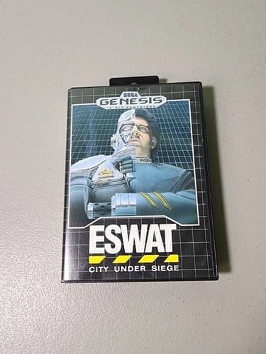 ESWAT: City Under Siege (Sega Genesis, 1990) CIB Manual Tested