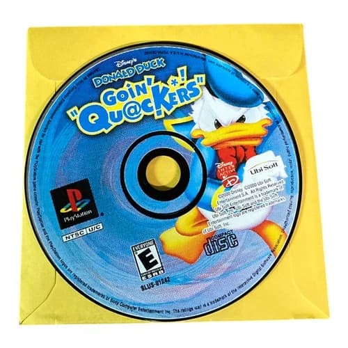 Sony PlayStation 1 PS1 Disc Only TESTED Donald Duck Goin Quackers
