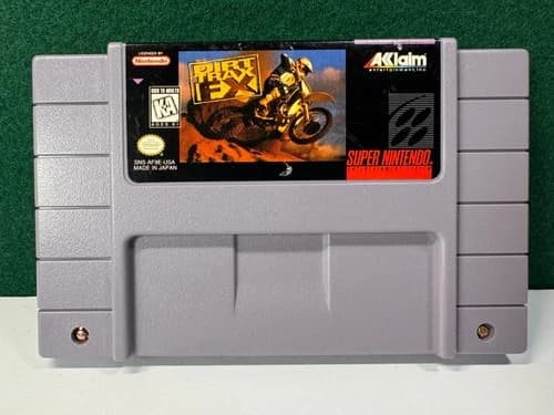 Dirt Trax FX (Super Nintendo Entertainment System SNES 1995) Authentic. Working.