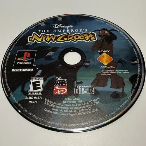 Disney The Emperor’s New Groove - Sony Playstation 1 (Tested and Working)