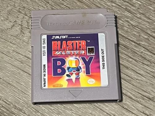 Blaster Master Boy Nintendo Game Boy Cleaned & Tested Authentic