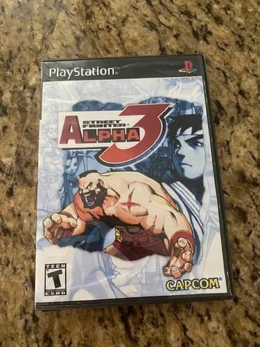 Street Fighter Alpha 3 (Sony PlayStation 1, 1999) PS1 Cover Art Replacement