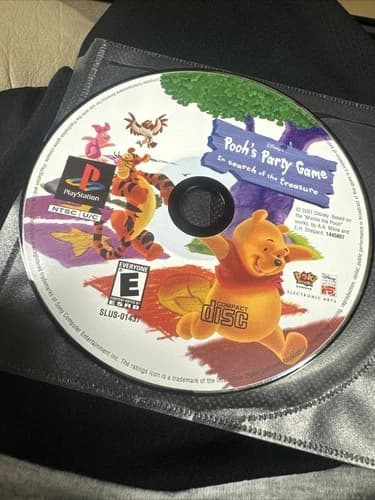 Disney's Pooh's Party Game: In Search of the Treasure (PlayStation 1)Tested Disc